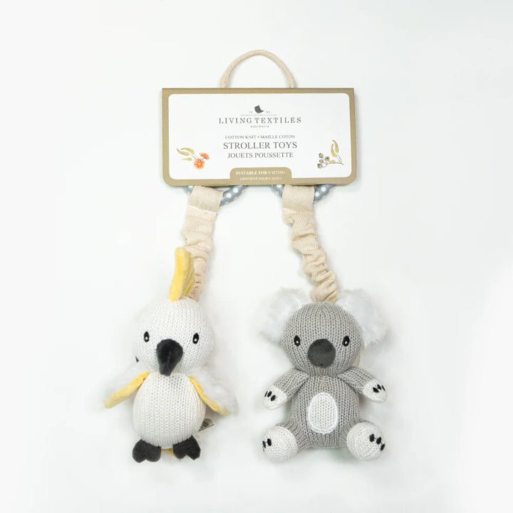 Pram/Stroller Toys - Koala & Cockatoo