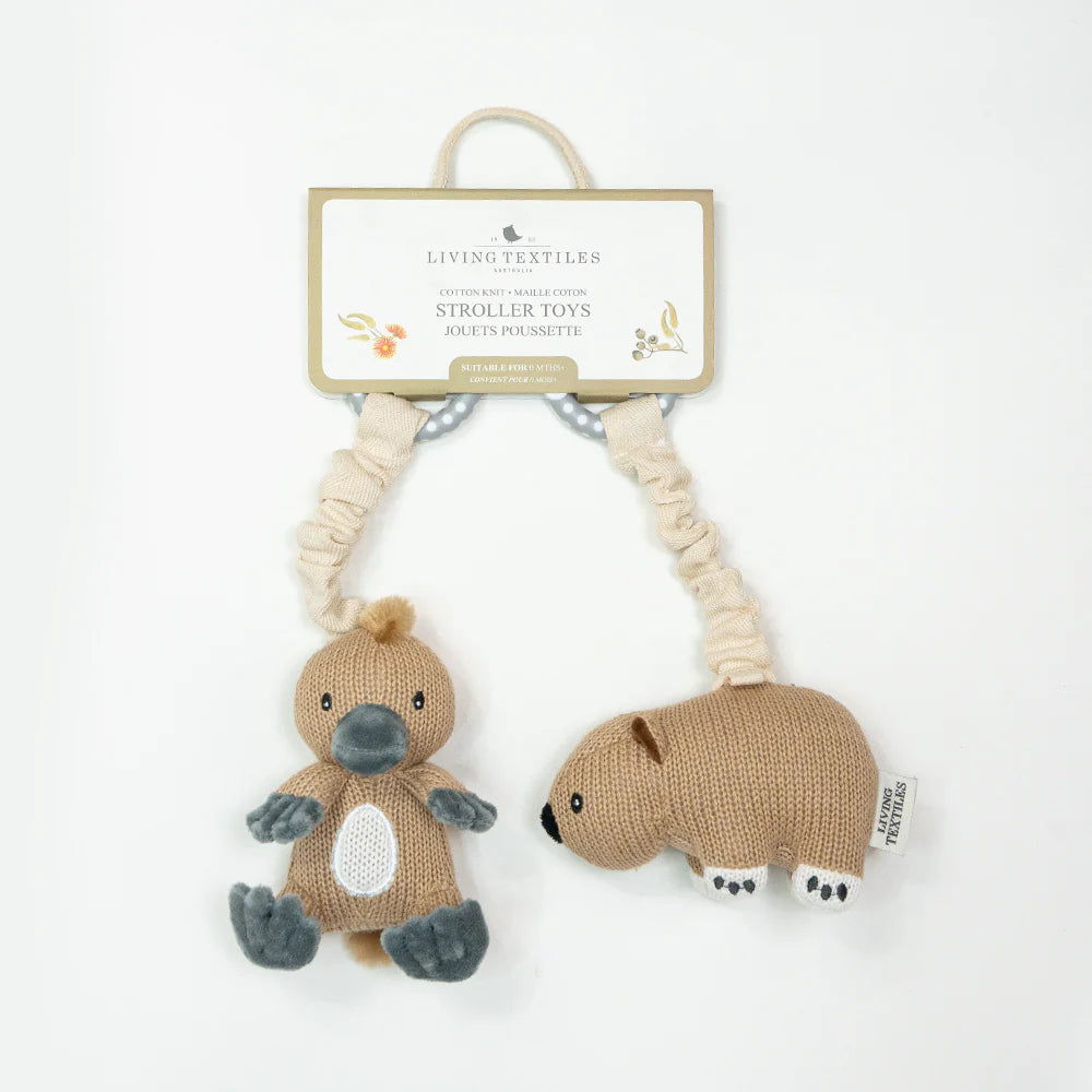 Pram/Stroller Toys - Platypus & Wombat