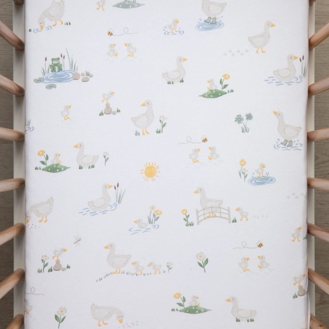 Bedside Bassinet/ Co Sleeper Fitted Sheets 2 Pack - Goosey Goosey