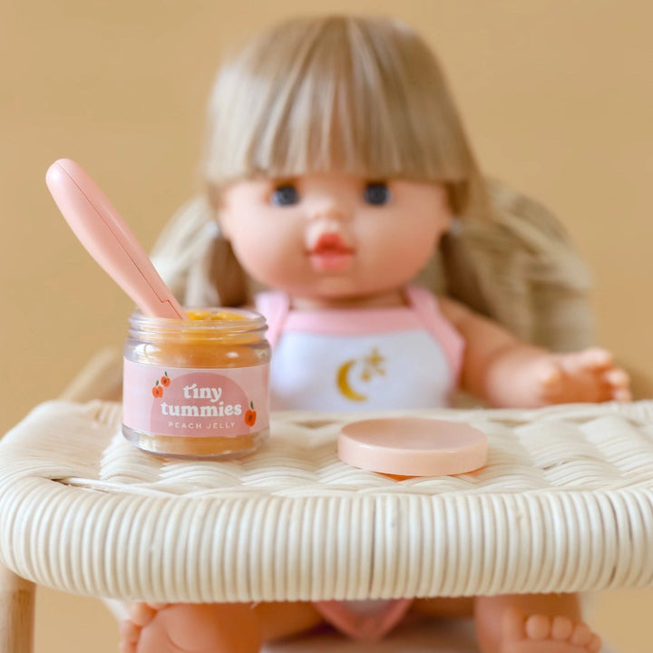 Tiny Tummies Doll Play Jar & Spoon Food Set