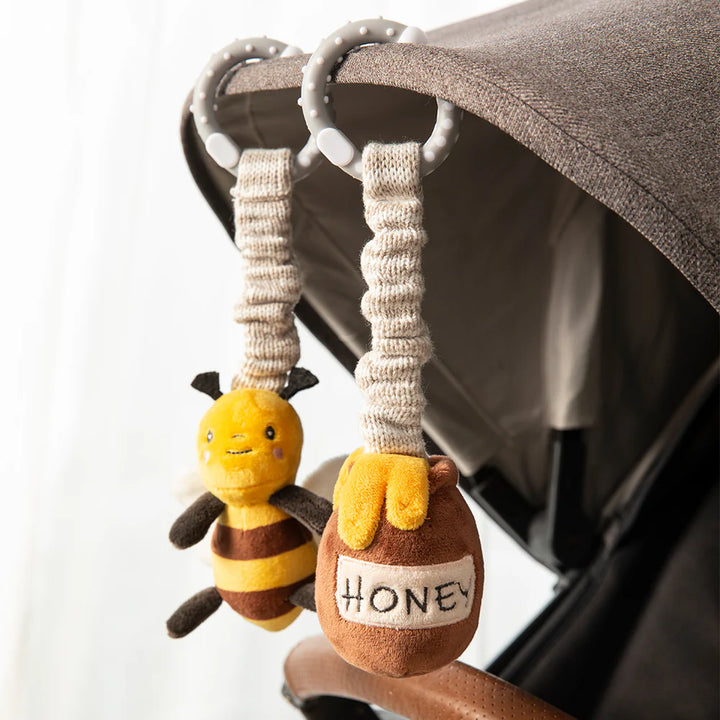 Pram/Stroller Toy Set - Bee & Honey Pot