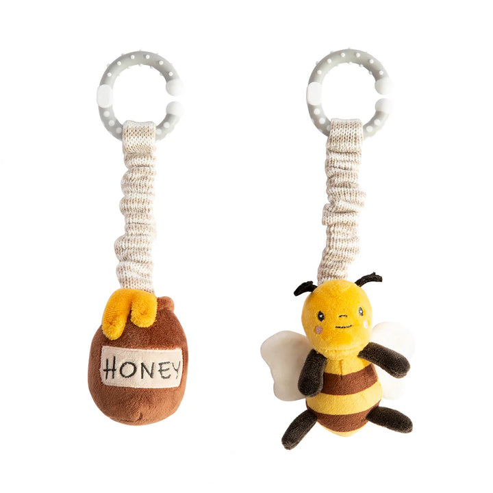 Pram/Stroller Toy Set - Bee & Honey Pot