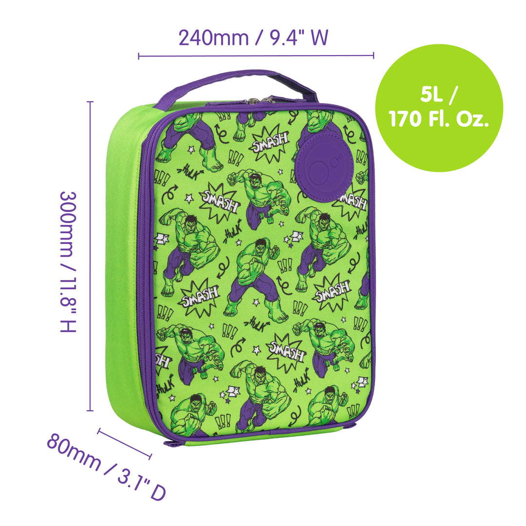 bbox x Marvel Hulk Flexi Insulated Lunch Bag