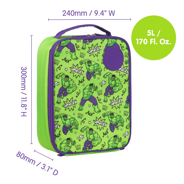 bbox x Marvel Hulk Flexi Insulated Lunch Bag