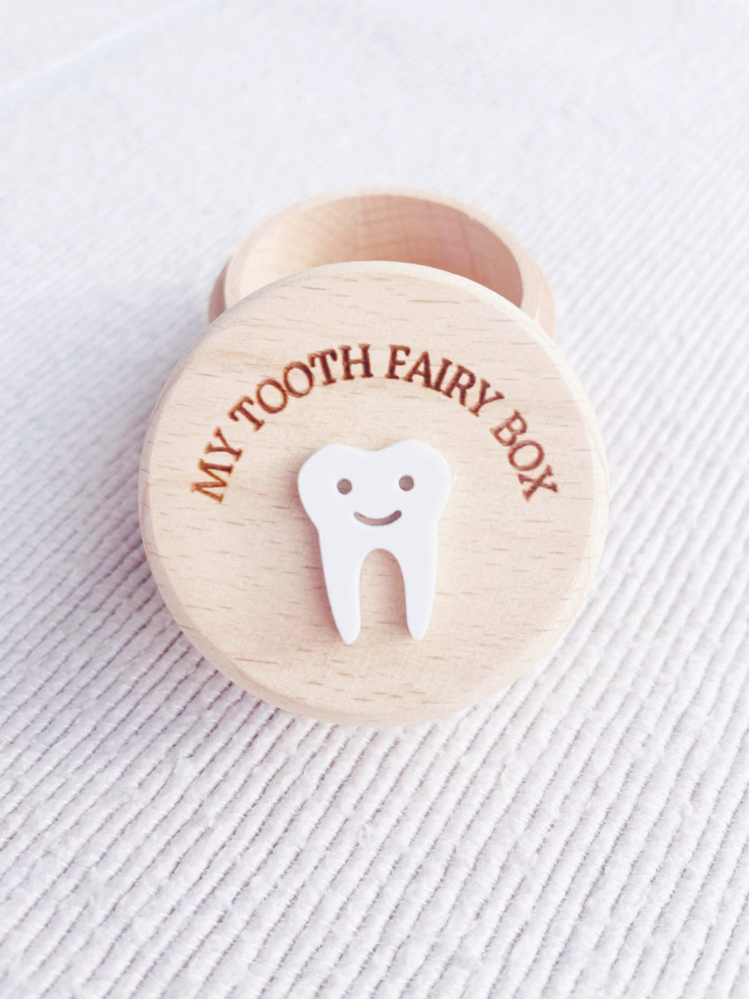 Wooden Tooth Fairy Box - 3D Tooth