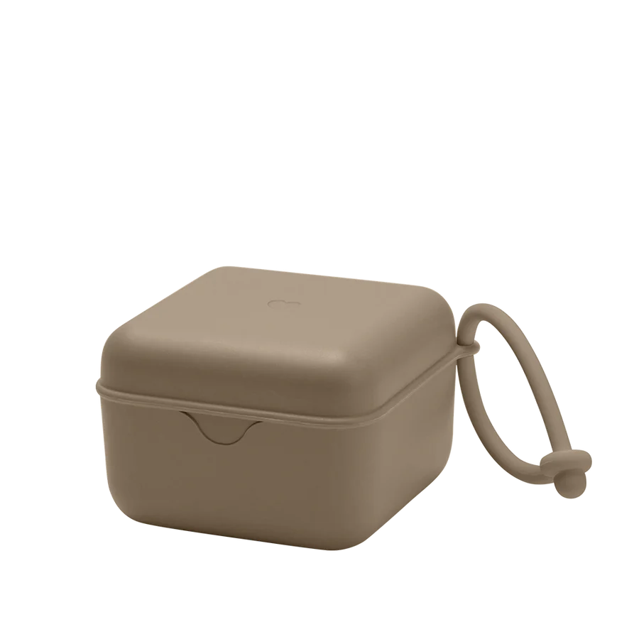 BIBS Paci Pod Pacifier Box - Dark Oak