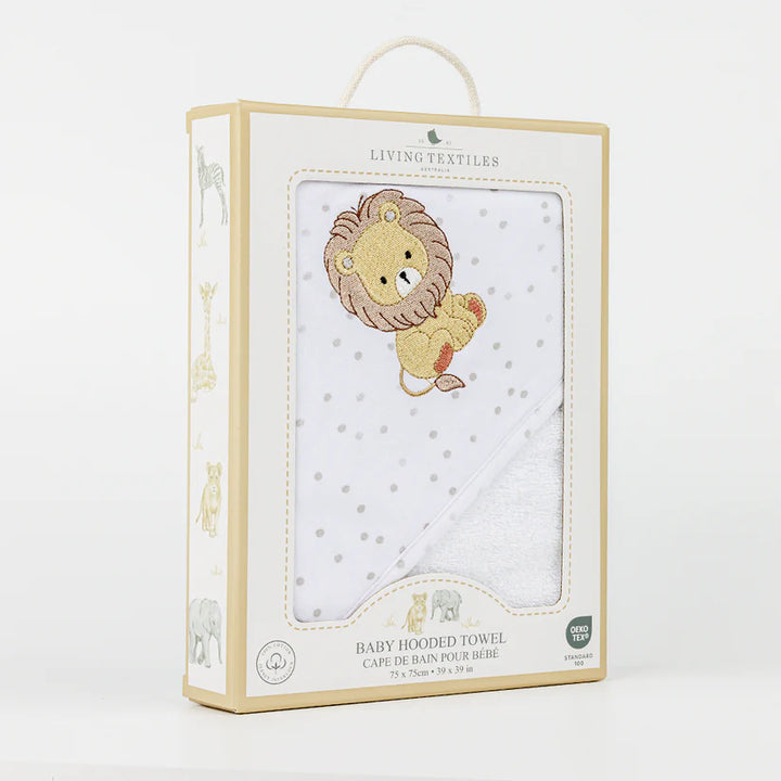 Baby Hooded Towel - Savanna Babies/Lion