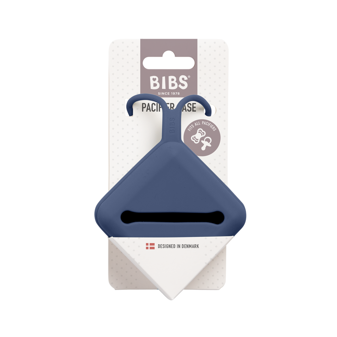 BIBS Pacifier Soft Case - Steel Blue
