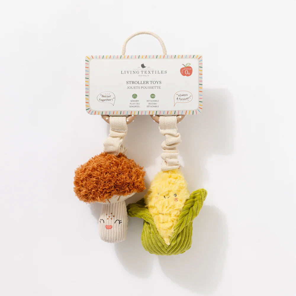Mini Market Brunch Stroller Toys - Mushroom & Corn