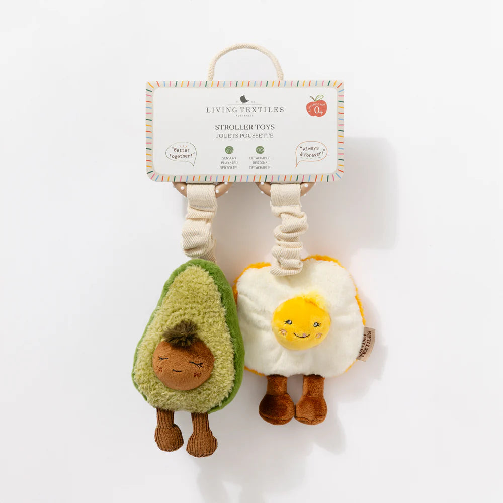 Mini Market Brunch Stroller Toys - Avocado & Egg on Toast