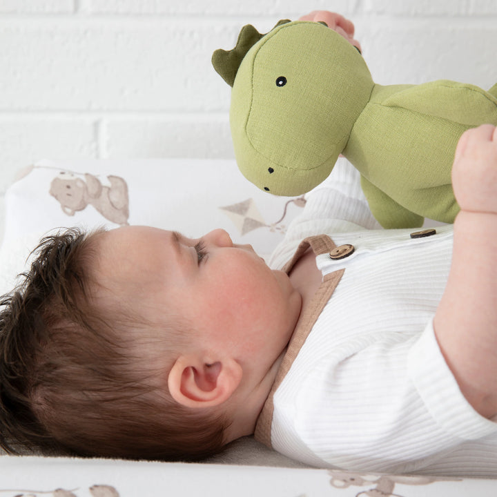 Linen Plush Toy - Dennis the Dinosaur