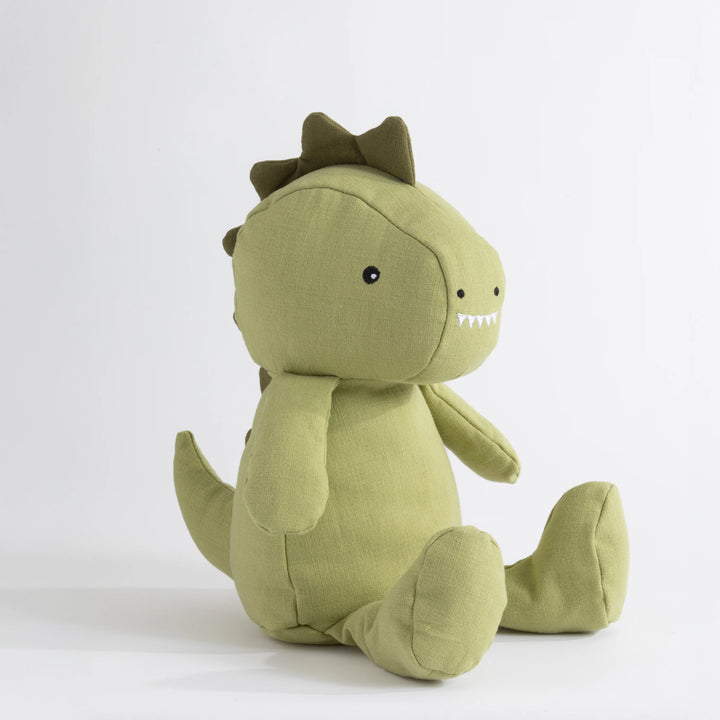 Linen Plush Toy - Large Dennis the Dinosaur