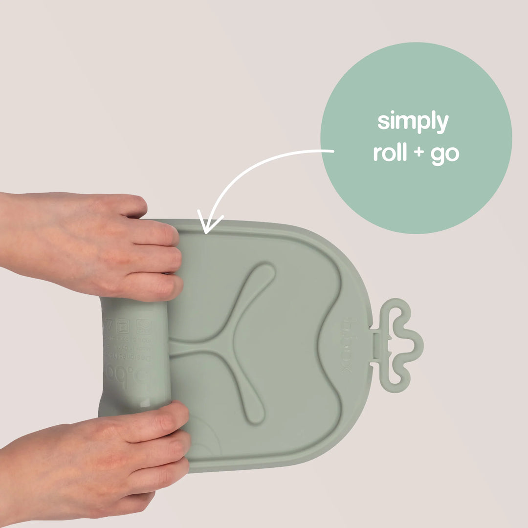 bbox Roll + Go Mealtime Mat - Sage