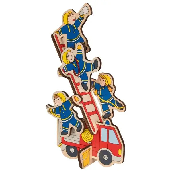 Wooden Stand-Up Puzzle - Fire Department