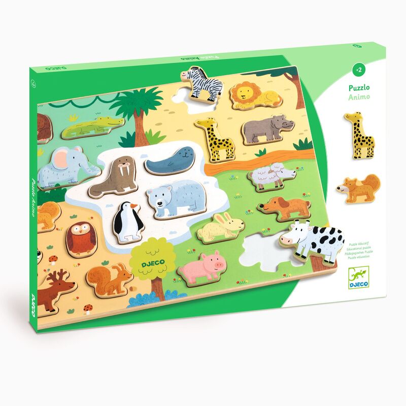 Djeco Jumbo Animal Wooden Puzzle