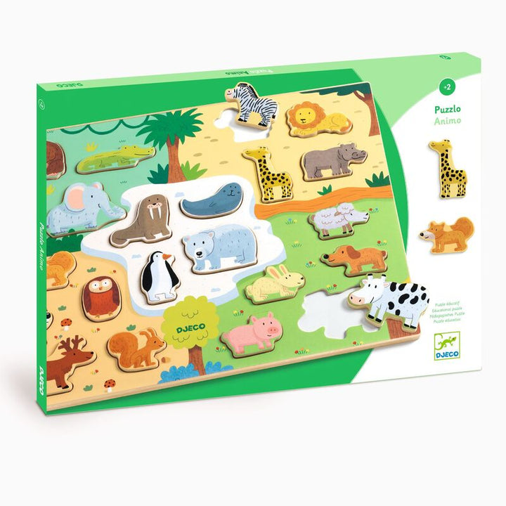 Djeco Jumbo Animal Wooden Puzzle
