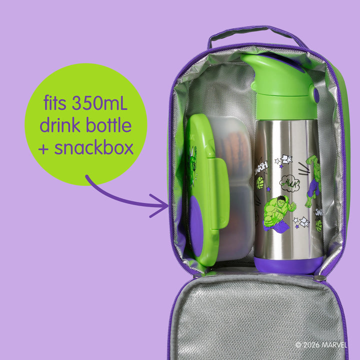 bbox x Marvel Hulk Mini Flexi Insulated Lunch Bag