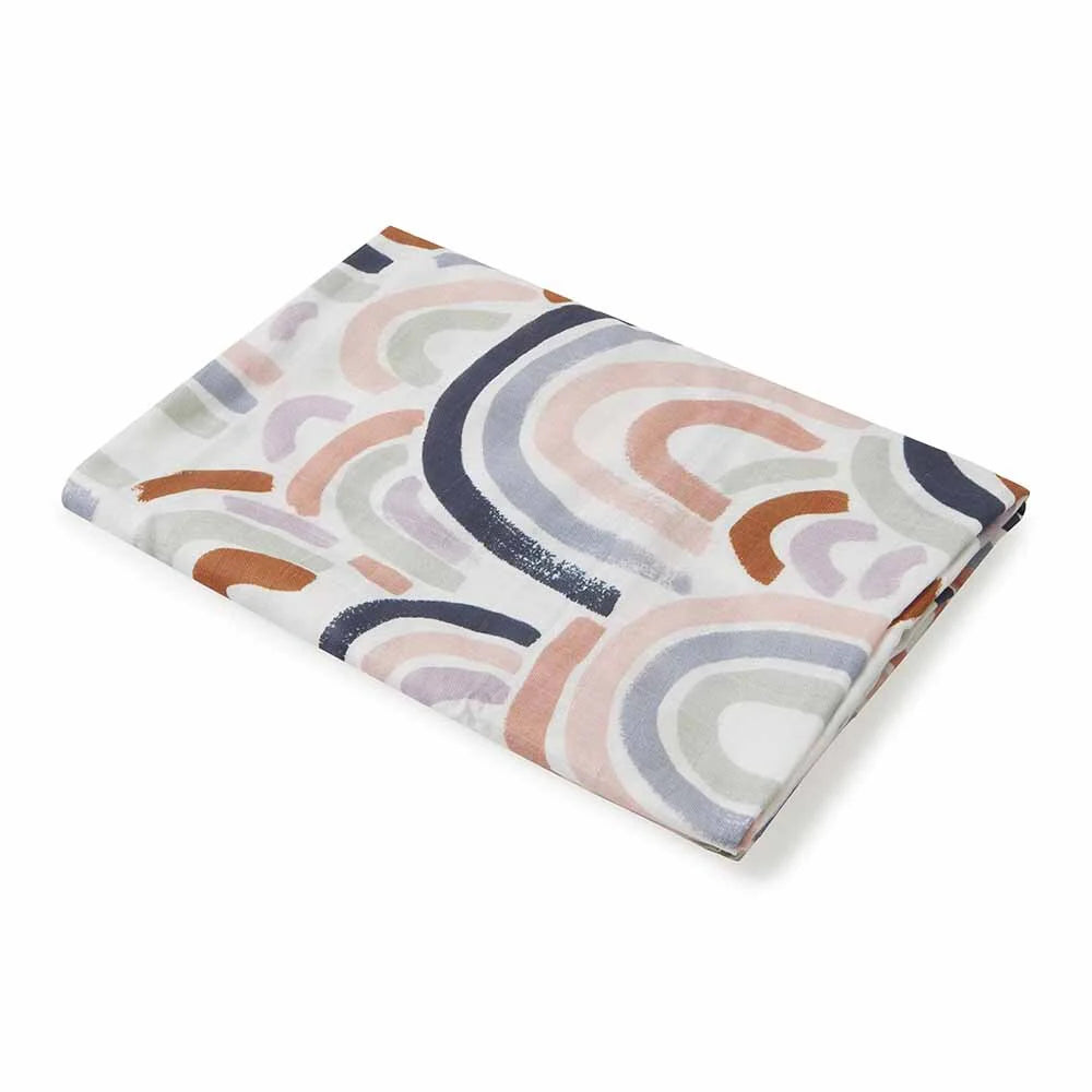 Snuggle Hunny Organic Cotton Muslin Wrap - Rainbow