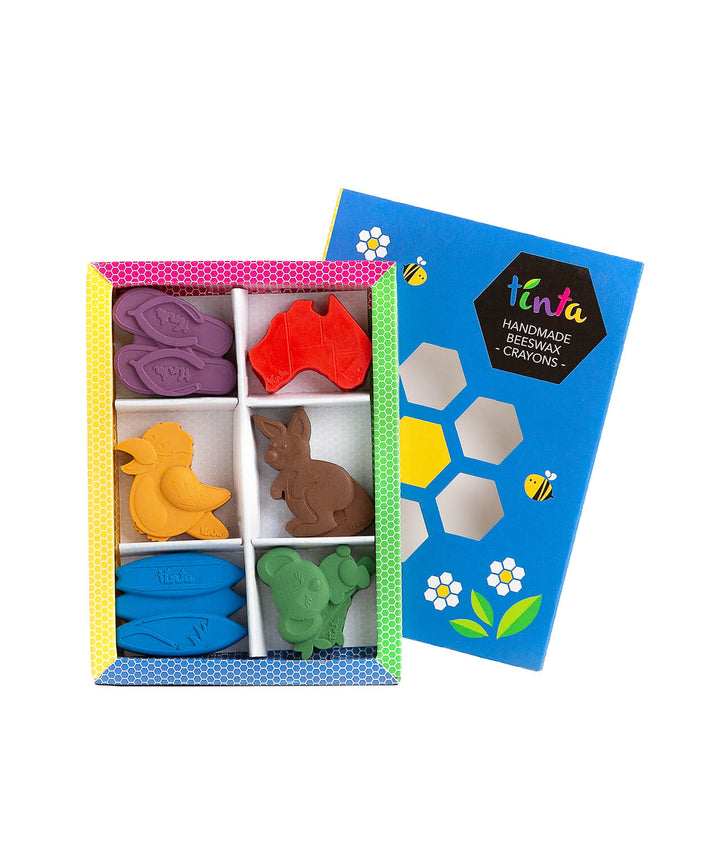 Australian Bush & Beach Handmade Beeswax Crayons