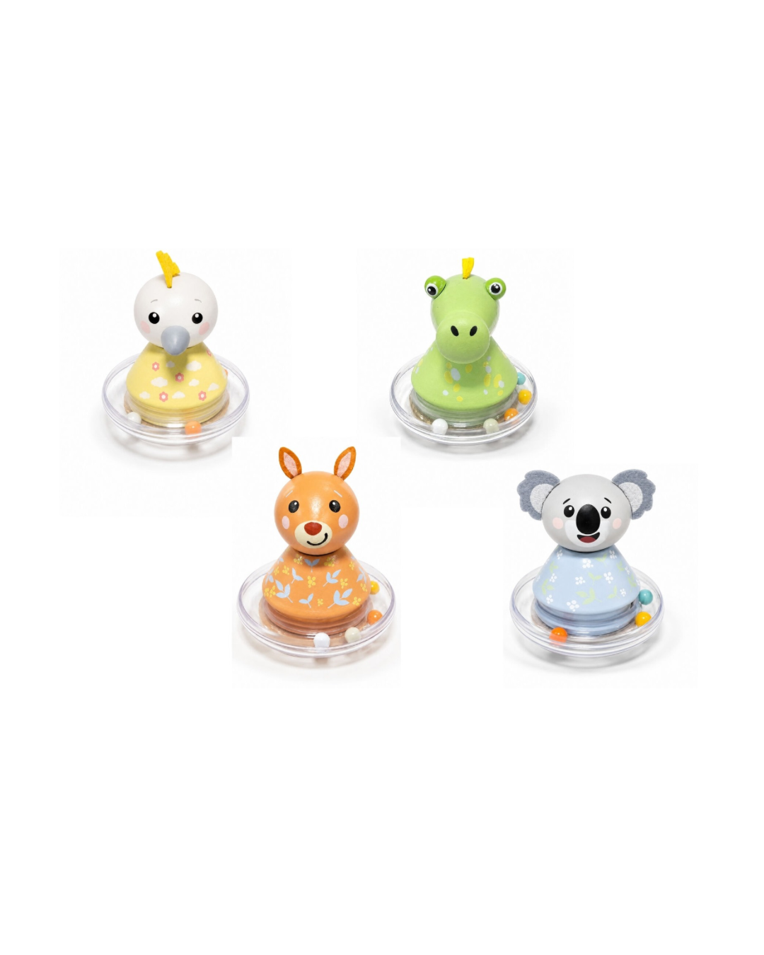 Wooden Roly-Poly Aussie Animals - Assorted