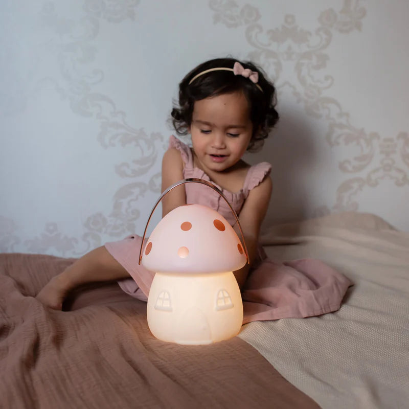 Fairy House Carry Lantern - Pink & Rose Gold