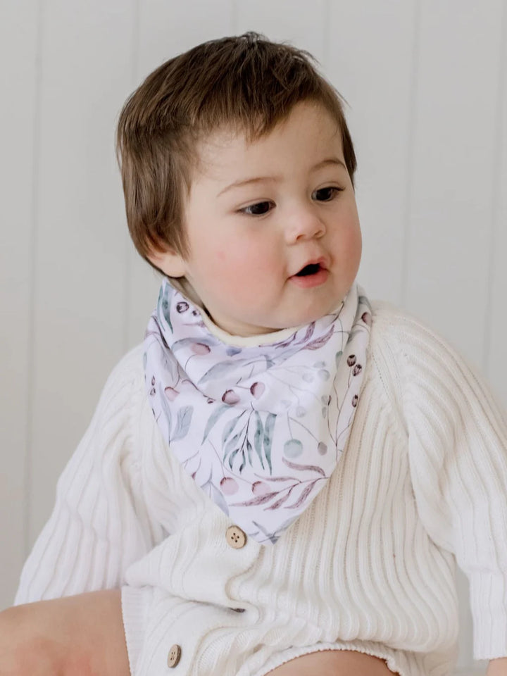 Bambella Bandana Bibs 2 Pack | Botanical & Lagoon