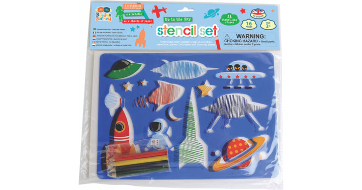 Stencil & Pencil Double Pack - In the Sky