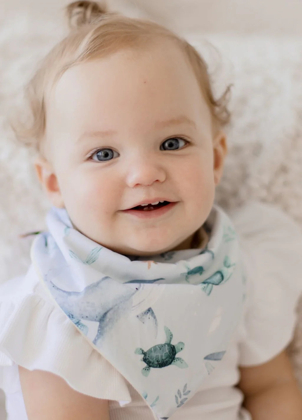 Bambella Bandana Bibs 2 Pack | Turtle Bay & Sky Blue