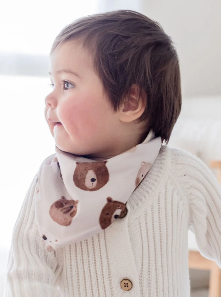 Bambella Bandana Bibs 2 Pack | Bear in There & Oat