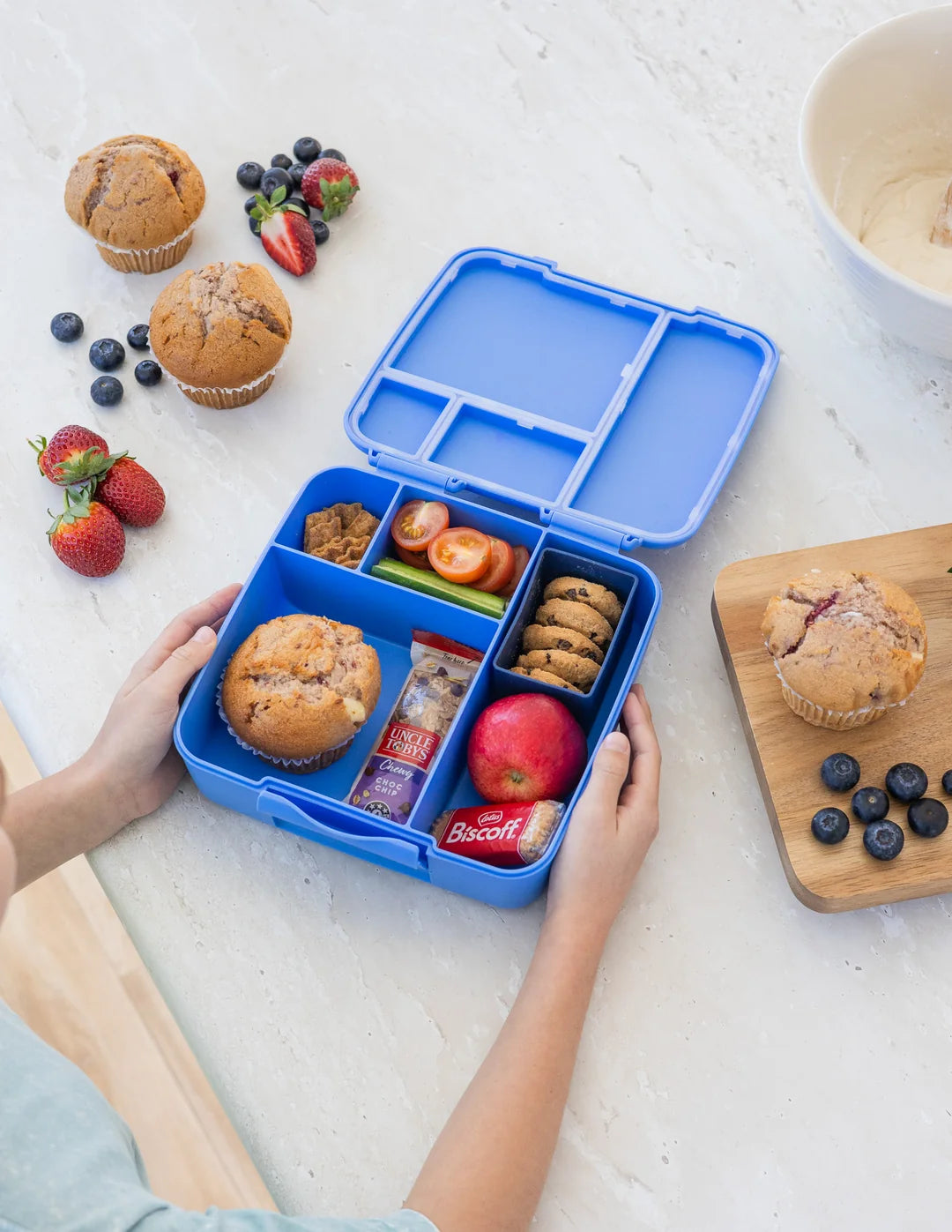 Montiico Feast Bento Lunch Box - Blueberry