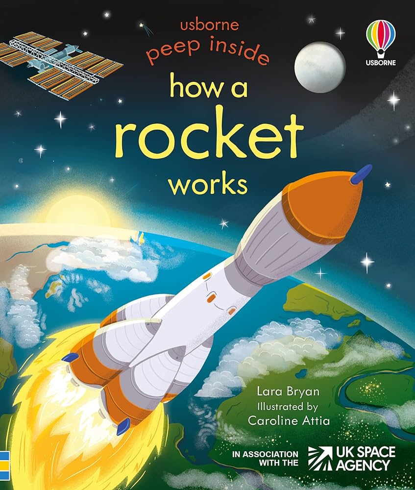 Usborne Peep Inside How a Rocket Works
