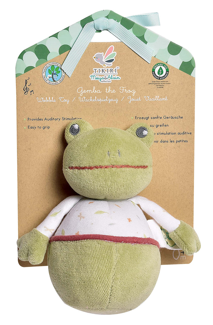 Tikiri Gemba Frog Wheeble Wobble Toy
