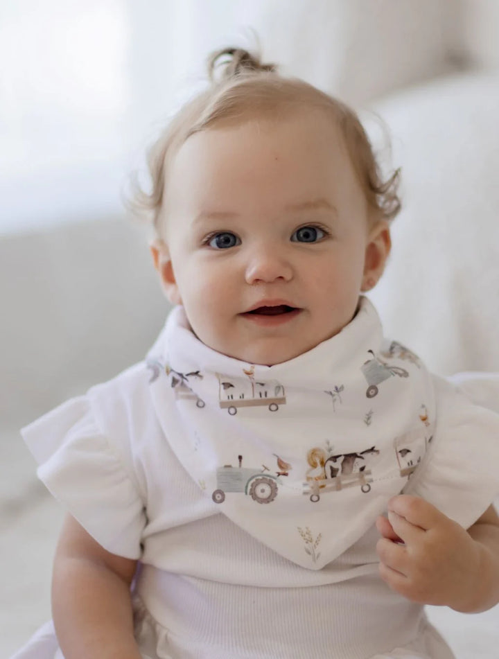 Bambella Bandana Bibs 2 Pack | Oakwood Farm & Latte