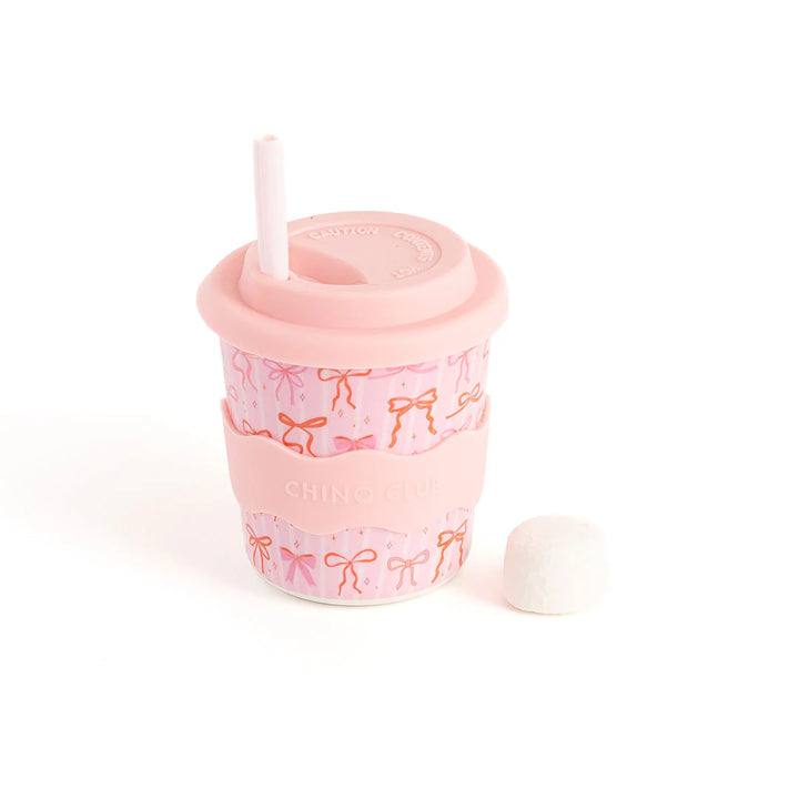 Bows Kids Keep Cup 240ml + Straw