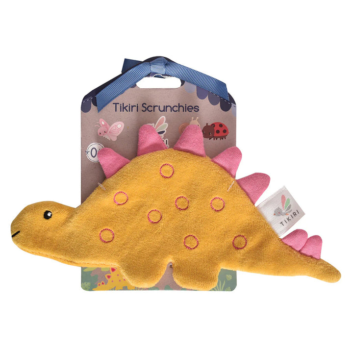 Tikiri Crinkle Scrunch Sensory Toy - Stegosaurus