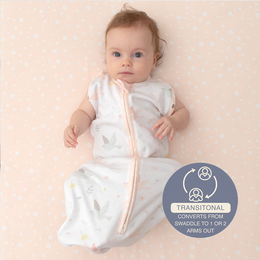 Smart Sleep Zip Up Swaddle 4-12mths 0.2TOG - Butterfly