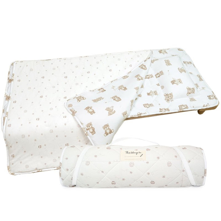Deluxe Nap Mat Bedding Set - Cuddly Bear