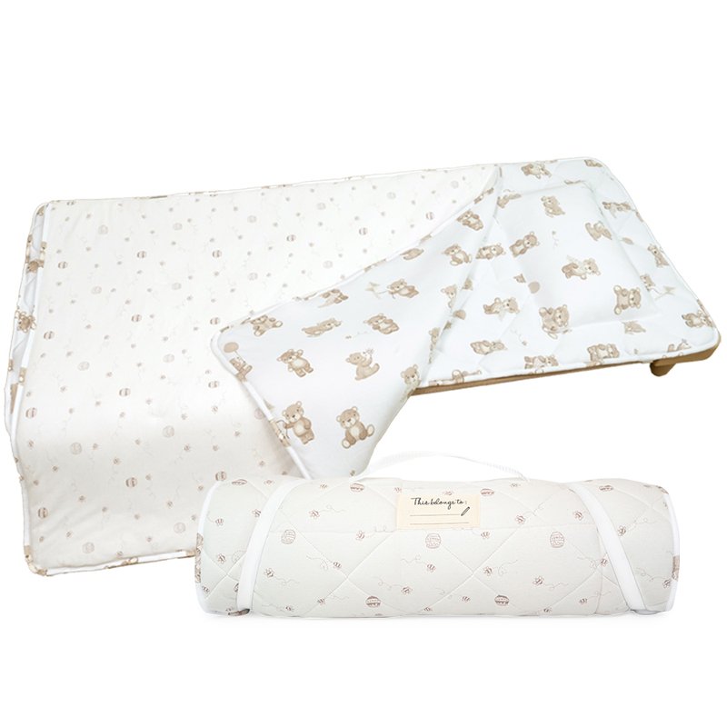 Deluxe Nap Mat Bedding Set - Cuddly Bear