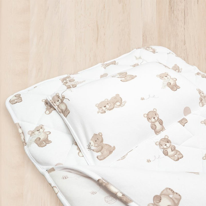 Deluxe Nap Mat Bedding Set - Cuddly Bear