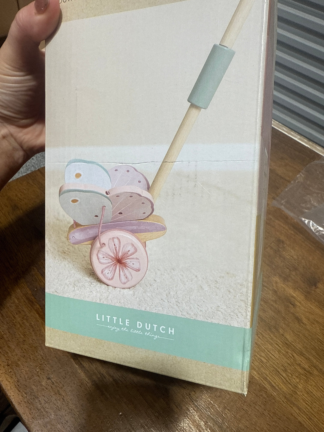 Fairy Garden Wooden Push-Along Butterfly DAMAGED PACKAGING