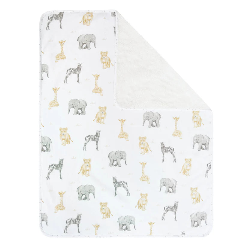 Jersey Sherpa Blanket - Savanna Babies