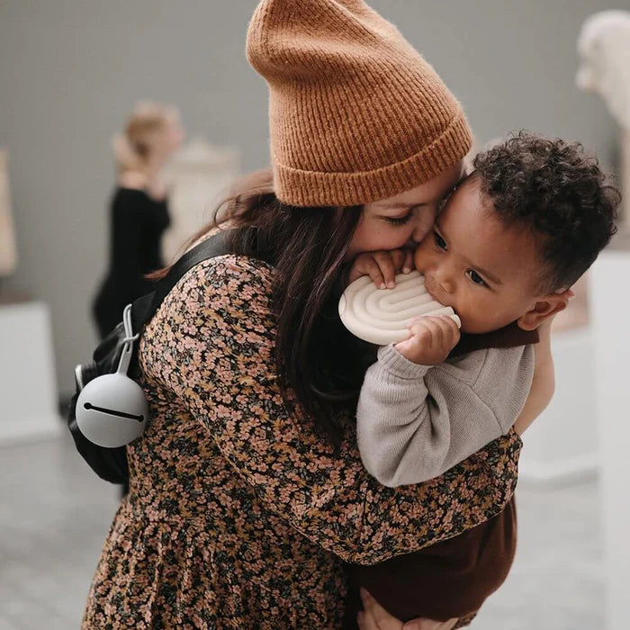 Mushie Dummy Keep Safe Silicone Case - Stone