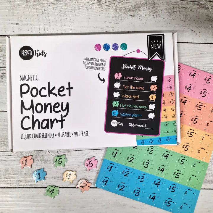 Preppd Kids Pocket Money Hanging Chart