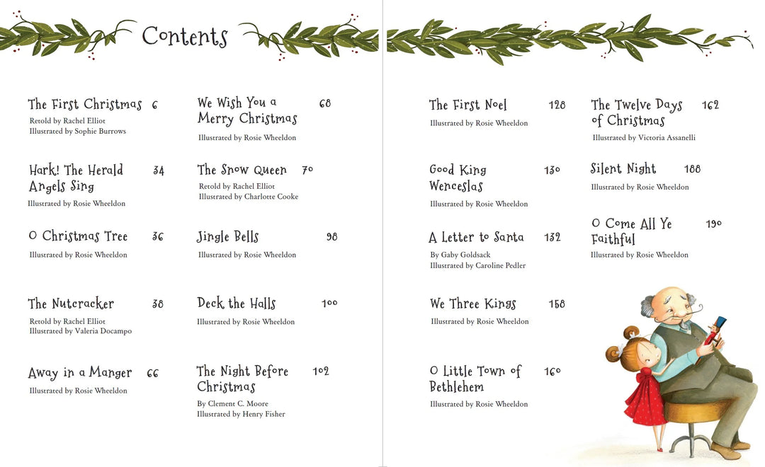 A Treasury of Christmas Stories Hardcover Book