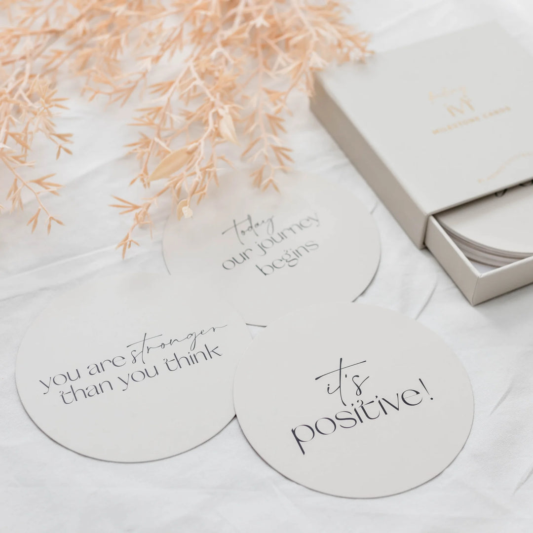 Adored Illustrations Darling IVF Milestone Cards