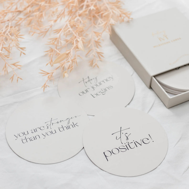 Adored Illustrations Darling IVF Milestone Cards