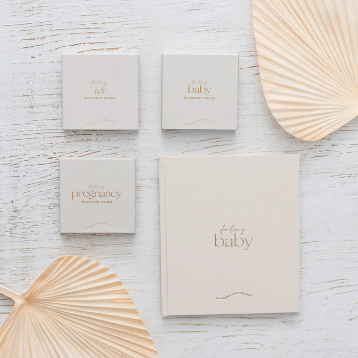 Adored Illustrations Pregnancy Milestone Cards
