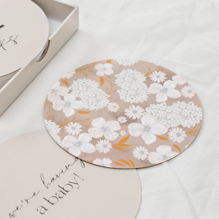 Adored Illustrations Pregnancy Milestone Cards