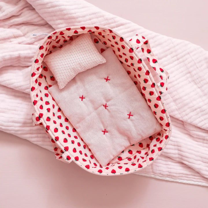 Alimrose Baby Doll Carrier Set - Strawberry