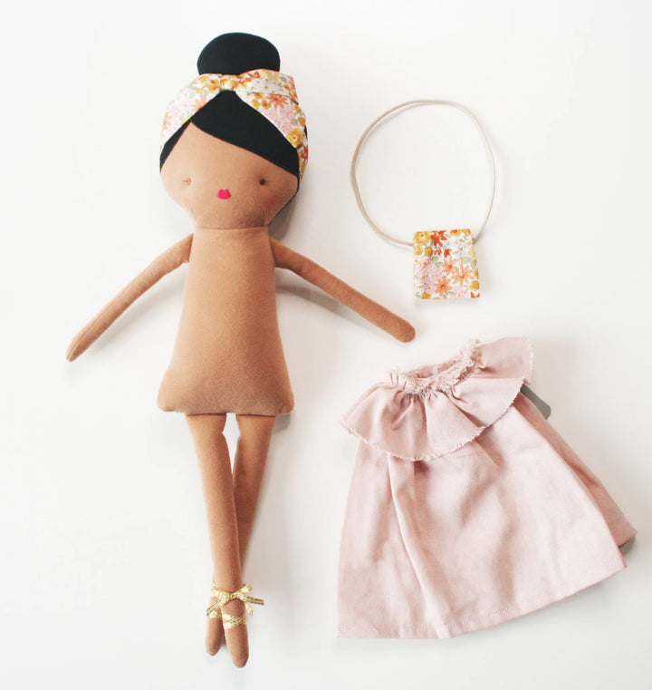 Alimrose Pale Pink Piper Doll 43cm